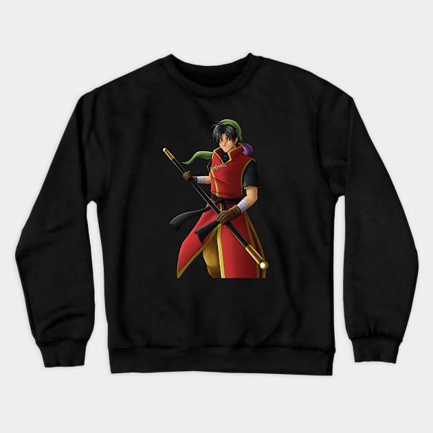 Tir McDohl - Genso Suikoden I - Without Background Crewneck Sweatshirt by Chiisa